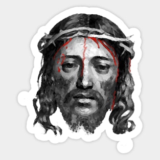 Jesus Christ Crowned With Thorns Sticker